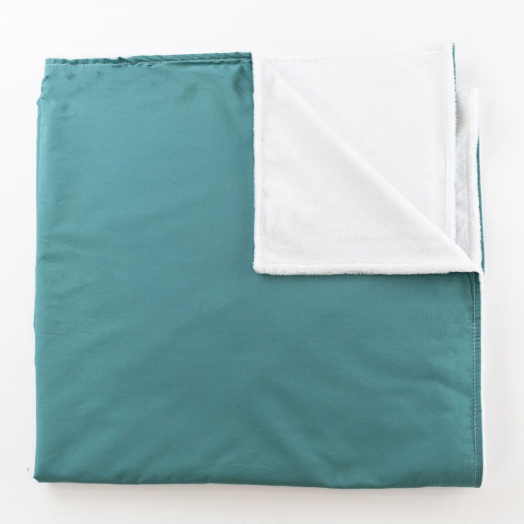 Floaties in the Deep End - Baby Blanket - Dreamy Blue - Solids - Olli+Lime